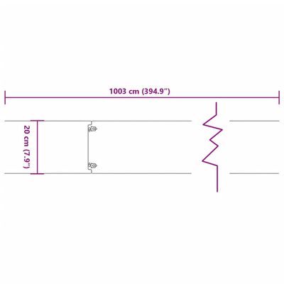 vidaXL Travní lemy 10 ks 20 x 103 cm flexibilní cortenová ocel