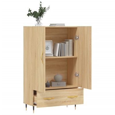 vidaXL Skříň highboard dub sonoma 69,5 x 31 x 115 cm kompozitní dřevo