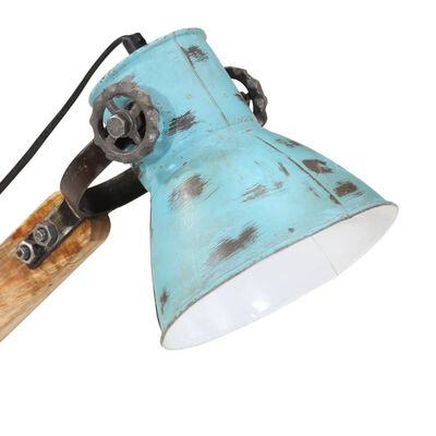 vidaXL Stolní lampa 25 W modrá patina 23 x 18 x 96 cm E27