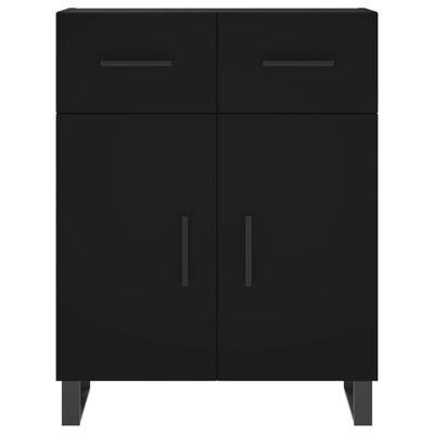 vidaXL Skříň highboard černá 69,5 x 34 x 180 cm kompozitní dřevo