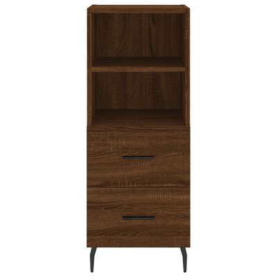 vidaXL Skříň highboard hnědý dub 34,5 x 34 x 180 cm kompozitní dřevo