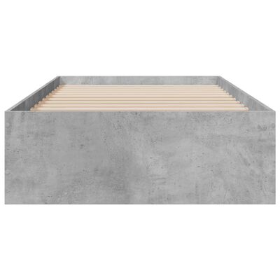 vidaXL Rám postele se zásuvkami betonově šedý 180 x 200 cm kompozit