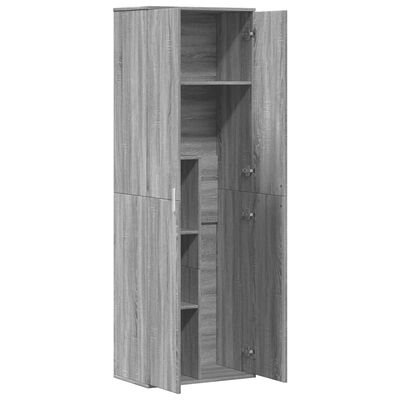 vidaXL Skříň highboard šedá sonoma 60 x 35 x 180 cm kompozitní dřevo