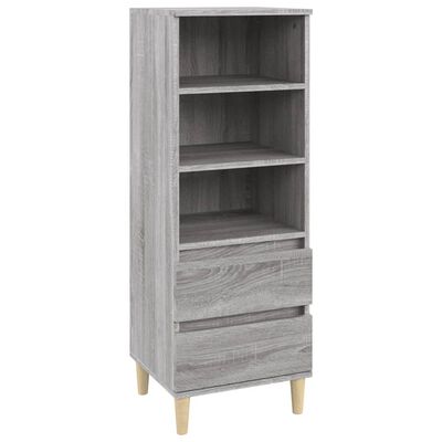 vidaXL Skříň highboard šedá sonoma 40 x 36 x 110 cm kompozitní dřevo