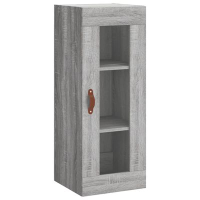 vidaXL Skříň highboard šedá sonoma 34,5 x 34 x 180 cm kompozitní dřevo