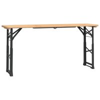 vidaXL Skládací barový stůl 170 x 50 x 75/105 cm masivní jedlové dřevo