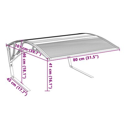 vidaXL Garáž pro robotickou sekačku černá 80 x 101 x 46 cm