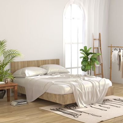 vidaXL Čelo postele dub sonoma 160 x 1,5 x 80 cm kompozitní dřevo