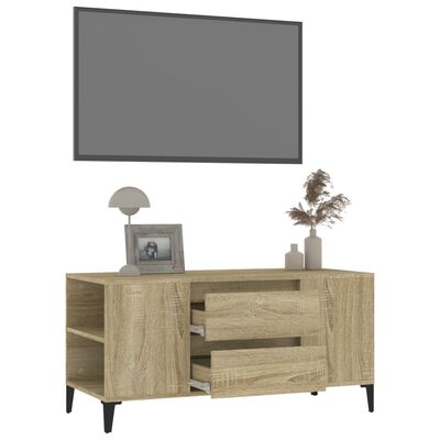 vidaXL TV skříňka dub sonoma 102x44,5x50 cm kompozitní dřevo