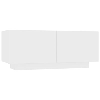 vidaXL TV skříňka bílá 100 x 35 x 40 cm kompozitní dřevo