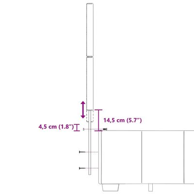 vidaXL Box spring postel s matrací černá 120x200 cm textil