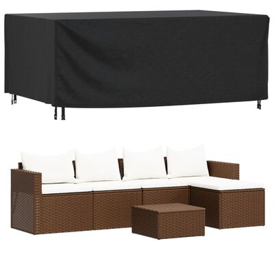 vidaXL Plachta na zahradní nábytek černá 240x140x90cm nepromokavá 420D