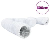 vidaXL Ventilační potrubí hliník a PVC 6 m Ø 10 cm