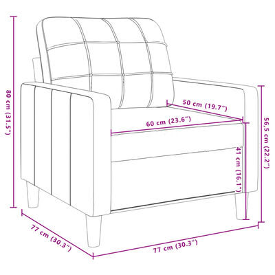 vidaXL 3dílná sedací souprava taupe textil