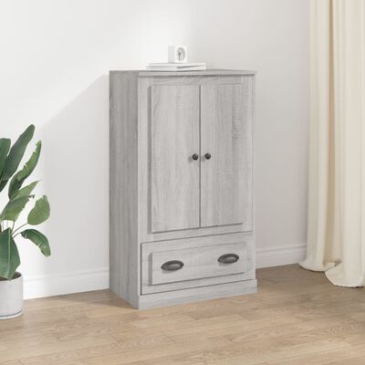 vidaXL Skříň highboard šedá sonoma 60 x 35,5 x 103,5 kompozitní dřevo