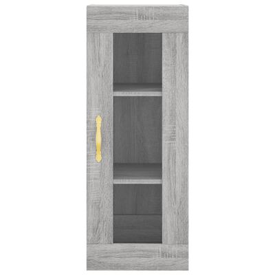 vidaXL Skříň highboard šedá sonoma 34,5 x 34 x 180 cm kompozitní dřevo