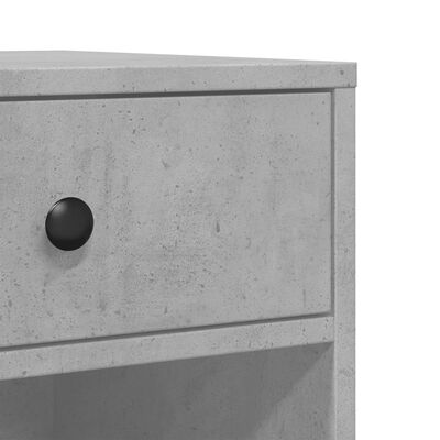 vidaXL Stojan na tiskárnu na kolečkách betonově šedý 60 x 40 x 68,5 cm