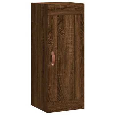 vidaXL Skříň highboard hnědý dub 34,5 x 34 x 180 cm kompozitní dřevo