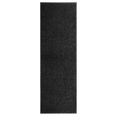 vidaXL Rohožka pratelná černá 60 x 180 cm