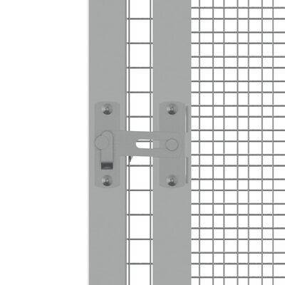 vidaXL Ptačí klec antracitová 213,5x217,5x211,5 cm pozinkovaná ocel