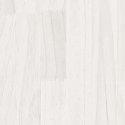 vidaXL Knihovna s 5 policemi bílá 80 x 30 x 175 cm borové dřevo