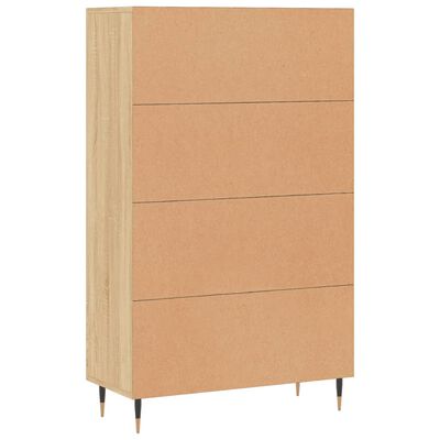 vidaXL Skříň highboard dub sonoma 69,5 x 31 x 115 cm kompozitní dřevo