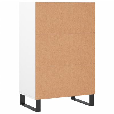 vidaXL Skříň highboard bílá s vysokým leskem 57 x 35 x 90 cm kompozit