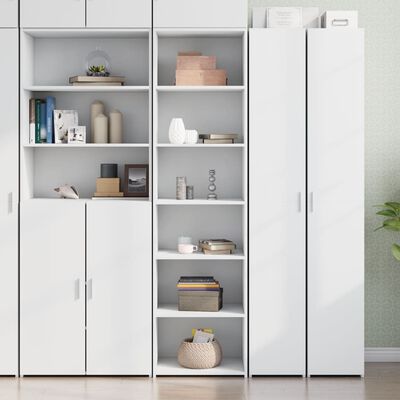 vidaXL Skříň highboard bílá 50 x 41 x 185 cm kompozitní dřevo