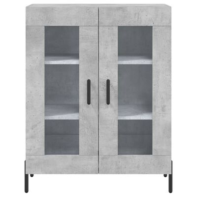 vidaXL Skříň highboard betonově šedá 69,5x34x180 cm kompozitní dřevo