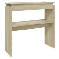 vidaXL Konzolový stole dub sonoma 80 x 30 x 80 cm kompozitní dřevo