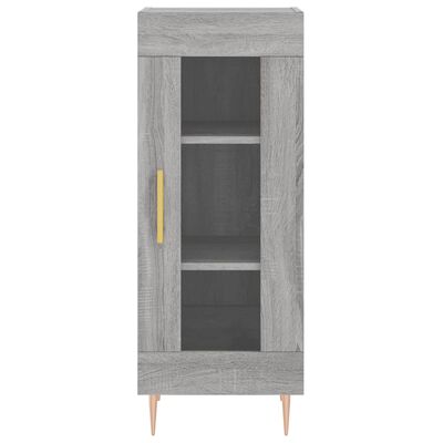 vidaXL Skříň highboard šedá sonoma 34,5 x 34 x 180 cm kompozitní dřevo