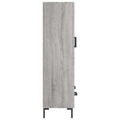 vidaXL Skříň highboard šedá sonoma 69,5 x 31 x 115 cm kompozitní dřevo