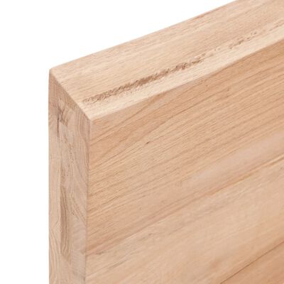 vidaXL Koupelnová deska hnědá 60x50x(2-6) cm ošetřený masivní dřevo