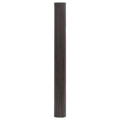 vidaXL Koberec obdélníkový tmavě hnědý 100 x 200 cm bambus
