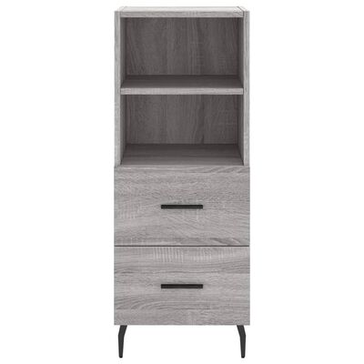 vidaXL Skříň highboard šedá sonoma 34,5 x 34 x 180 cm kompozitní dřevo