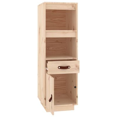 vidaXL Skříň highboard 34 x 40 x 108,5 cm masivní borové dřevo