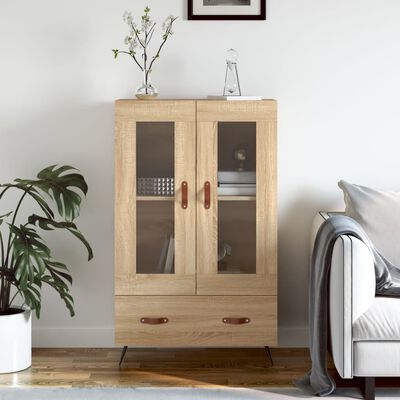 vidaXL Skříň highboard dub sonoma 69,5 x 31 x 115 cm kompozitní dřevo