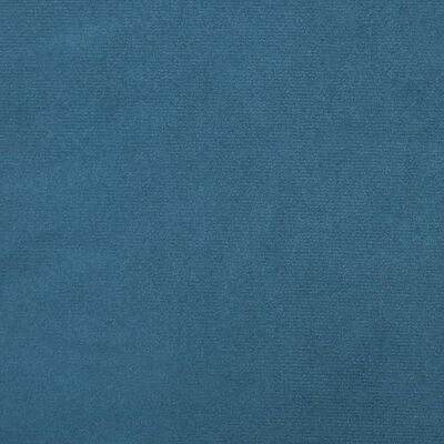 vidaXL 3místná pohovka s polštáři modrá 180 cm samet
