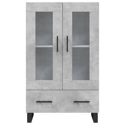 vidaXL Skříň highboard betonově šedá 69,5x31x115 cm kompozitní dřevo