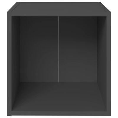 vidaXL 3dílný set TV skříněk šedý kompozitní dřevo
