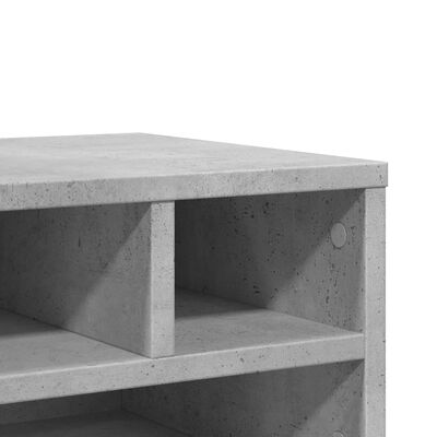 vidaXL Stojan na tiskárnu betonově šedý 40x32x22,5 cm kompozitní dřevo