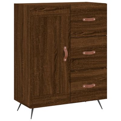 vidaXL Skříň highboard hnědý dub 69,5 x 34 x 180 cm kompozitní dřevo