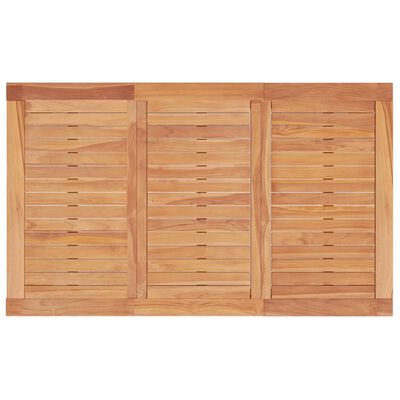 vidaXL Zahradní jídelní stůl 150 x 90 x 75 cm masivní teak