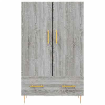 vidaXL Skříň highboard šedá sonoma 69,5 x 31 x 115 cm kompozitní dřevo