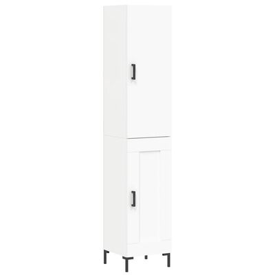 vidaXL Skříň highboard bílá 34,5 x 34 x 180 cm kompozitní dřevo