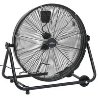 vidaXL Průmyslový bubnový ventilátor 60 cm 180 W černý