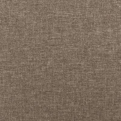 vidaXL Rám postele taupe 90x200 cm textil