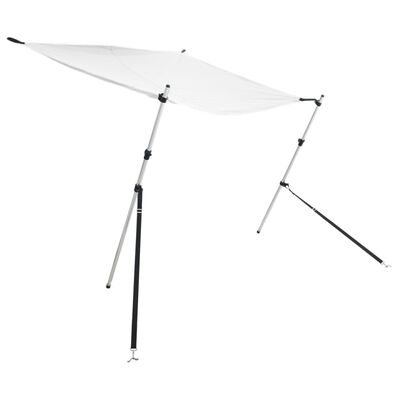 vidaXL Nástavec na t-top stříšku bílý 170x208x(115-183) cm