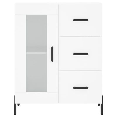 vidaXL Skříň highboard bílá 69,5 x 34 x 180 cm kompozitní dřevo