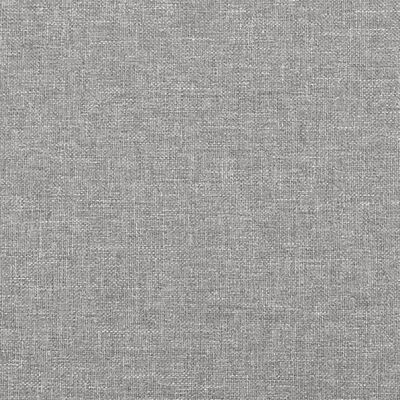 vidaXL Box spring postel s matrací světle šedá 160 x 200 cm textil